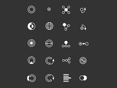 Abstract Icon Set by Philipp Engel on Dribbble