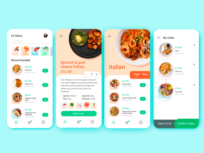Food Delivery - Mobile App app delivery eat food mobile mobile app