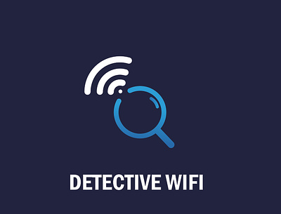 detective wifi colorfullogo combine deer logo design detective flatlogo gradient logo wifi