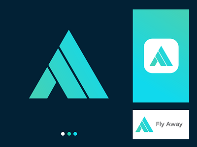 Fly Away app app logo design available avatar best logo brand design branding design concept base logo dribbble best shot fly graphic design letter a letter f logos minimalistic modernism travel travel app unused logo usa