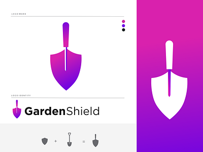 Garden Shield app icon app logo best logo brand logo business logo company logo dribbble best shot favicon flat logo logo challenge logo maker minimalist modern professional logo shield top business logo top rated logo unused logo website logo