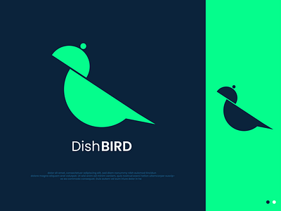 Dish Bird abstract app icon app logo bird business logo concept base dish dribbble shot e commerce logo food food curving icon local design logo mark minimal new shop new startup restaurant symbol