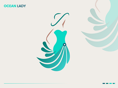 Ocean Lady app icon brand identity branding brandmark business logo e commerce logo fashion logo flat design graphic design lady logo logo logo trend logofolio logos modern logo nusrath rahman ocean logo vector logo