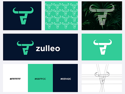 Zulleo app icon brand identity branding bull business logo digital art flat graphic design letter z logo logo concept logo creative logo designer logos logosai minimalist modern monogram nft vector