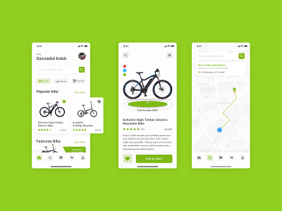 Bike Store app design