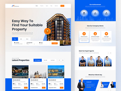 Property website design | landing page