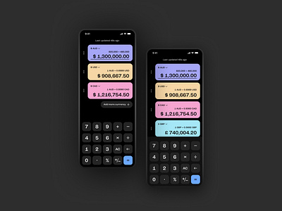 DailyUI #004 | Currency calculator