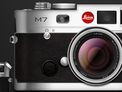 Leica M7 camera icons leica m7 metal