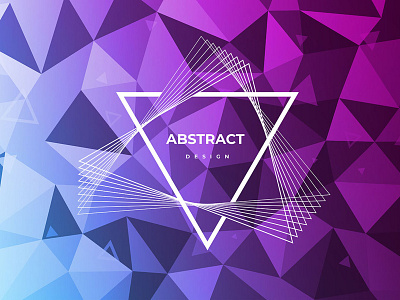 Abstract polygon wallpaper background