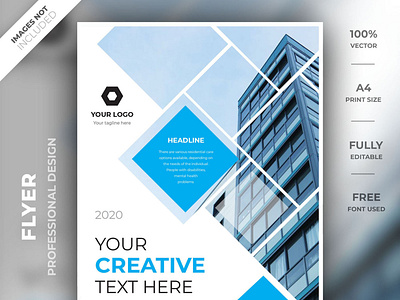 Flyer template design