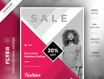 Fashion collection flyer template brand creative flyer fashion fashion flyer flyer flyer design flyer psd flyer template high resolution identity modern smart object