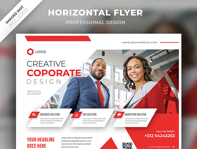 Horizontal flyer design a4 brand corporate corporate flyer creative flyer flyer flyer design flyer psd flyer template high resolution horizontal flyer identity modern smart object template