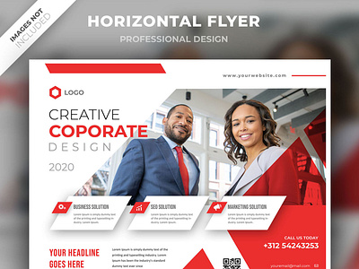 Horizontal flyer design