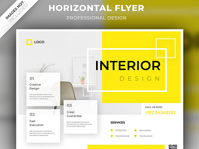 Interior Design Flyer By Graphic Arena On Dribbble