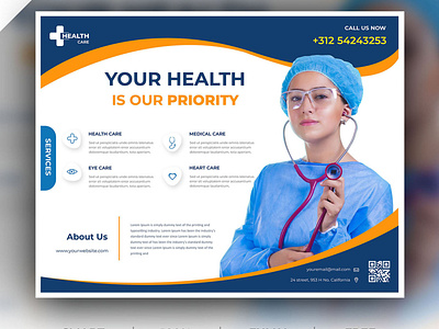 Health care flyer design