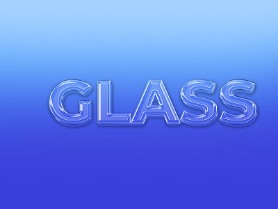 Glass effect photoshop glass glass text effect logo mockup style text text effect