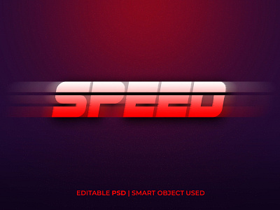 Speed text effect logo mockup speed speed text effect style text text effect