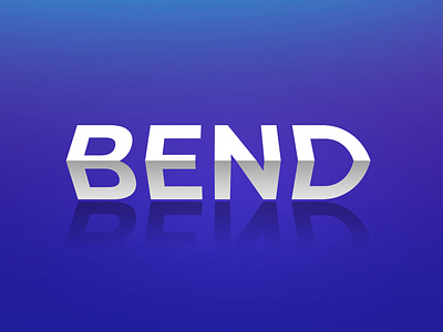 Bend text effect