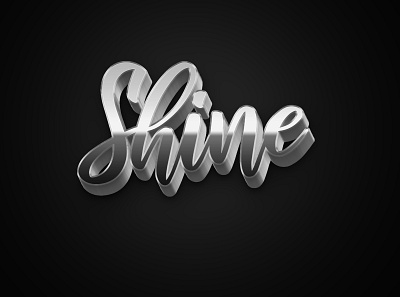 Shine text effect 3d 3d shine text effect design high resolution identity logo mockup modern shine style text text effect