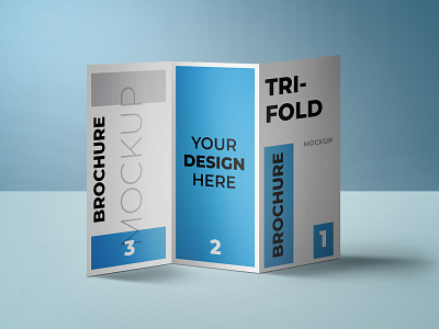 Trifold brochure mockup brand brochure brochure mockup high resolution mockup modern smart object trifold trifold mockup