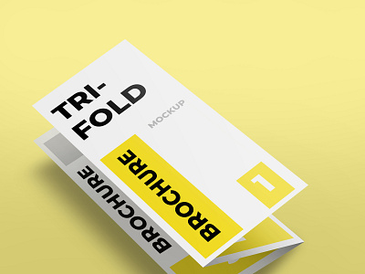 Perspective trifold mockup brochure brochure mockup mockup trifold trifold mockup