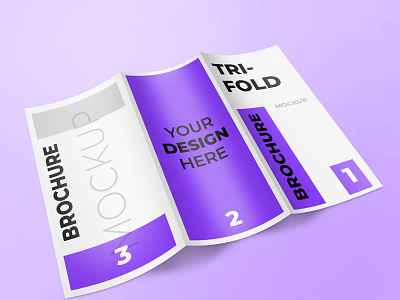 Tri fold brochure mockup brochure brochure mockup mockup trifold trifold mockup