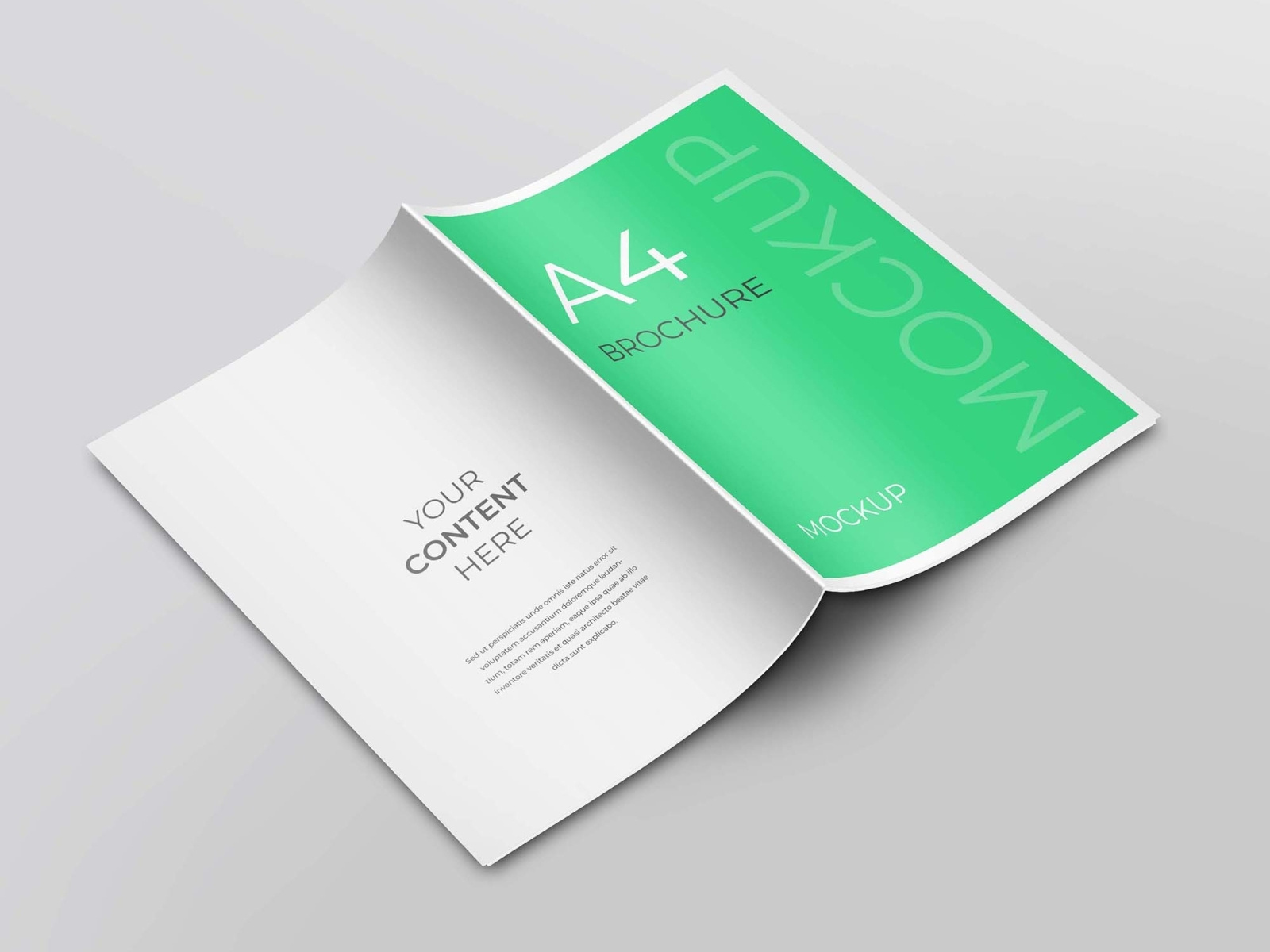 Booklet mockup by Graphic Arena on Dribbble