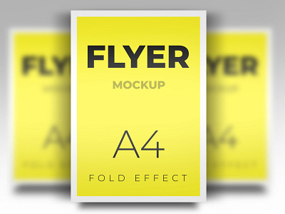 Flyer mockup template design