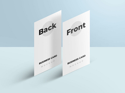 Business card mockup template