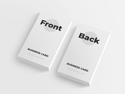 Business card mockup