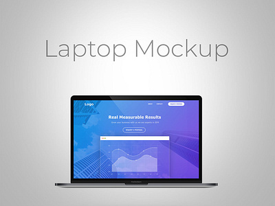 Laptop mockup