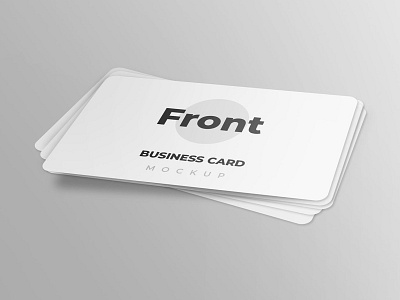 Visiting card design mockup preview business card mockup visiting card