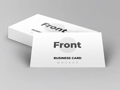 Visiting card mockup brand business card high resolution identity mockup smart object visiting card