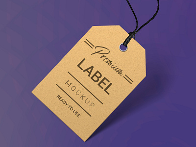Label mockup brand high resolution identity label mockup modern round label smart object
