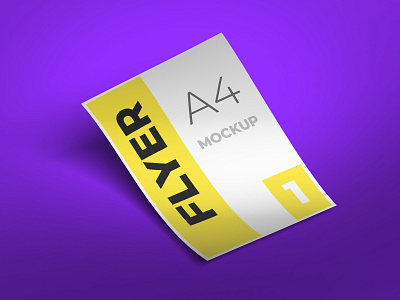 Flyer mockup design a4 a4 flyer brand flyer flyer design flyer mockup high resolution identity mockup smart object