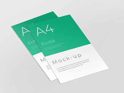 A4 flyer mockup a4 a4 flyer brand flyer flyer design flyer mockup high resolution identity mockup smart object