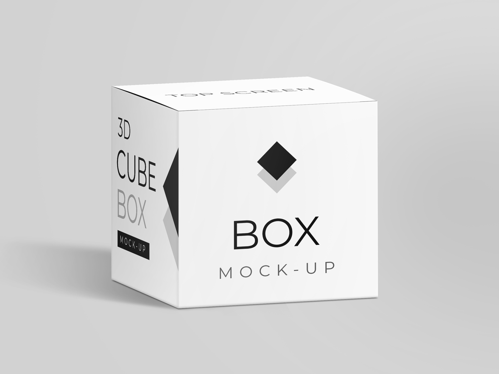 Download Cube Box Mockup For Packaging By Graphic Arena On Dribbble