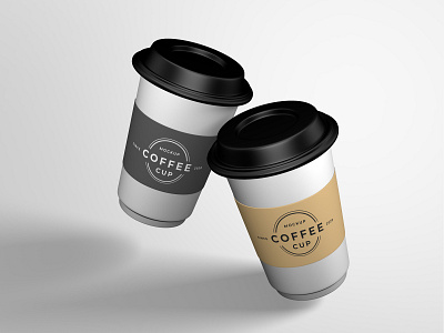 Coffee cup mockup design brand coffee cup cup mockup high resolution identity smart object