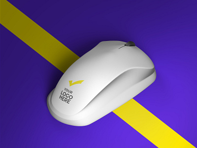 Mouse mockup brand high resolution logo mockup mockup mouse smart object