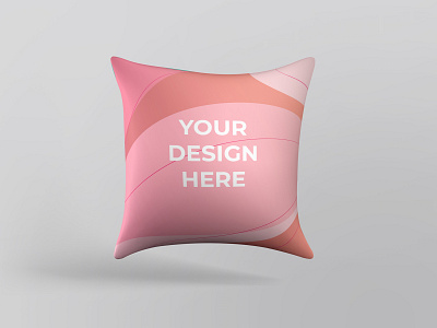 Pillow mockup brand cusion cusion mockup high resolution identity mockup pillow smart object