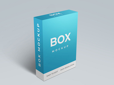 box mockup box brand high resolution identity mockup rectangle box mockup smart object