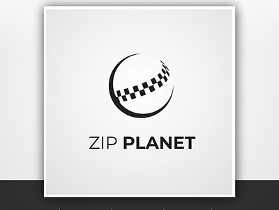 Zip planet logo brand high resolution identity logo logo design zip planet logo