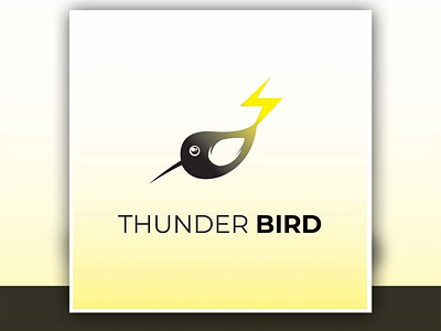 Thunder bird logo bird logo brand branding high resolution identity logo logo design thunder bird logo