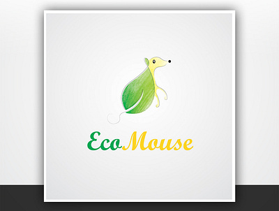 Eco mouse logo brand food logo high resolution identity logo logo design