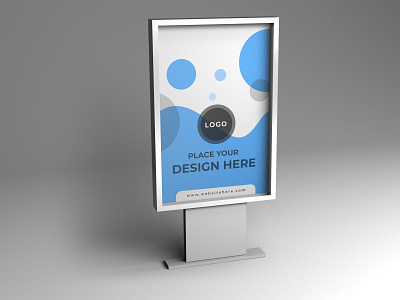 Ad stand mockup ad ad mockup ad stand mockup advertising mockup