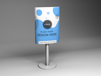 Advertising stand mockup