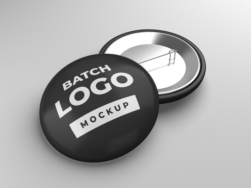 Badge mockup template design by Graphic Arena on Dribbble