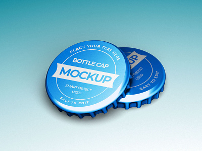 Bottle cap mockup