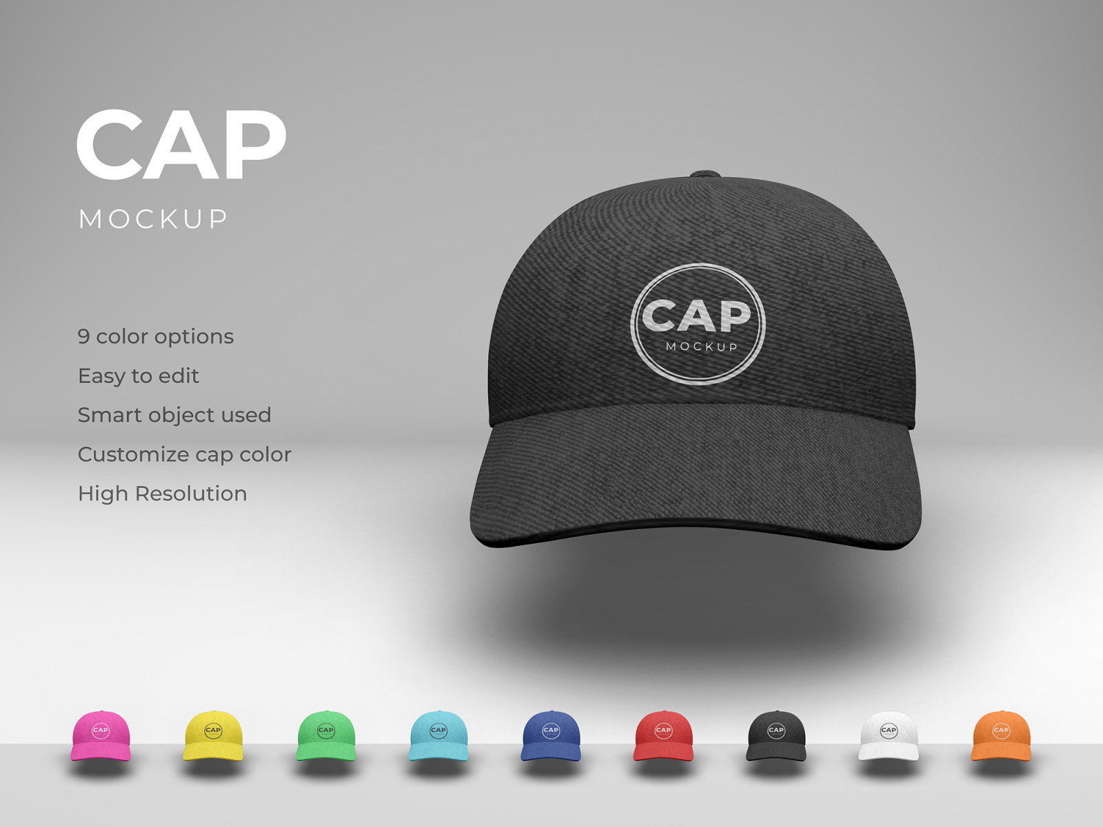 Cap mockup by Graphic Arena on Dribbble