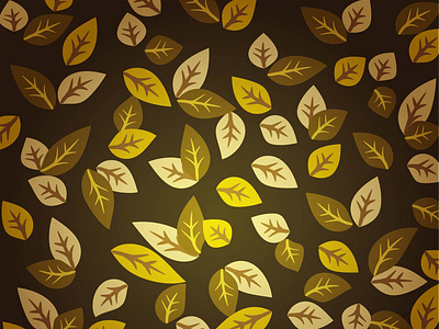 Background banner with vector autumn leaf